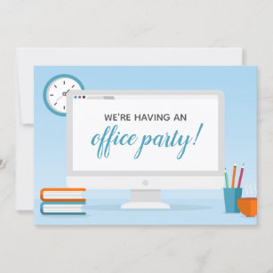 Convite de festas do Office para Empresas