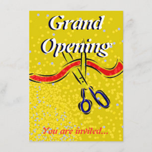 Convite de festas do ouro do lançamento da grande