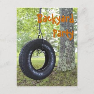 Convite de festas do quintal