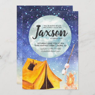 Convite de festas do Sleepover dos meninos