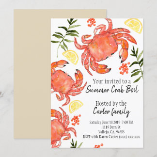 Convite de festas do verão da fervura do