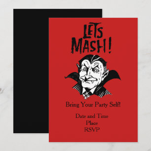 Convite de festas Drácula