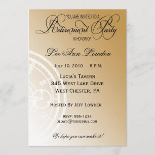 Convite de festas elegante, intemporal da