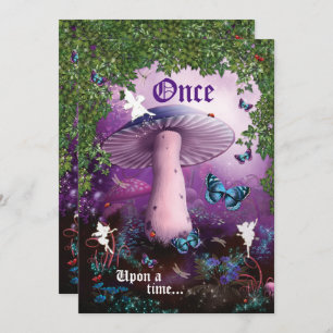 Convite de festas Enchanted da floresta