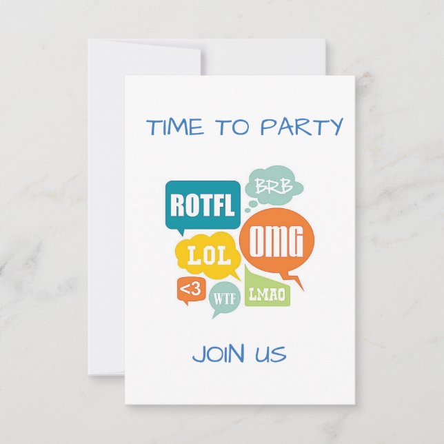 Convite de festas "ESTILO DO MAIS VELHO" DE TEXTO (Frente)