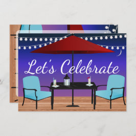 Convite de festas exterior