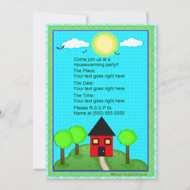 Convite de festas feito sob encomenda do (Frente)