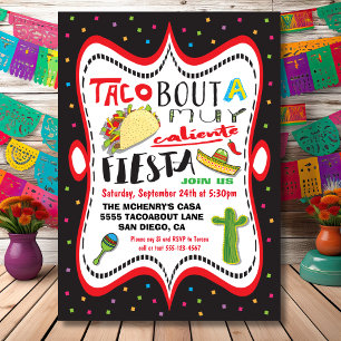 Convite de festas Fiesta Mexicano