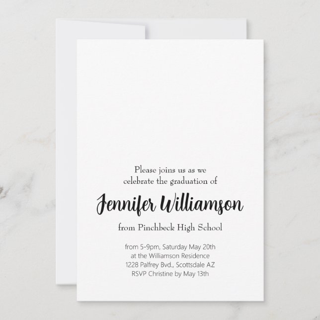 convite de festas formando um lado a (Frente)