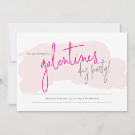 Convite de festas Galentines | DIA DE OS NAMORADOS