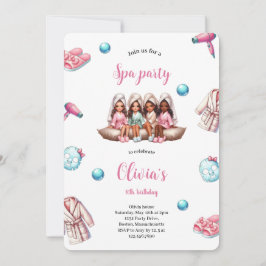 Convite de festas GIRL SPA