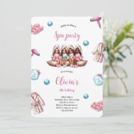 Convite de festas GIRL SPA