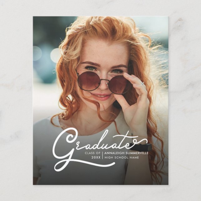 Convite de festas Graduação 2025 de Fotos de Forma (Frente)