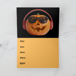 Convite de festas Halloween