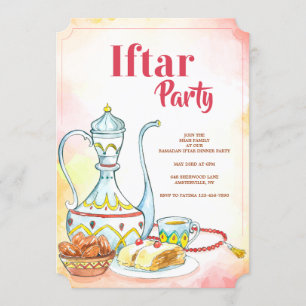 Convite de festas Iftar