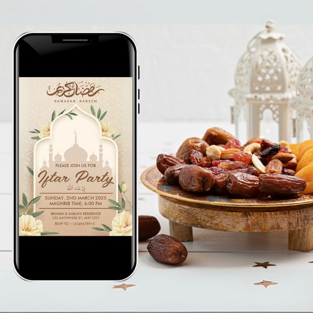 Convite de festas Iftar (Criador carregado)