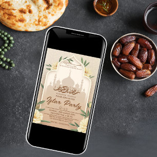 Convite de festas Iftar