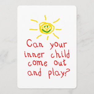 Convite de festas interno da criança