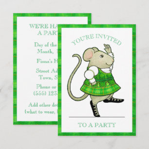 CONVITE DE FESTAS IRISH JIG MOUSE 3,5x5