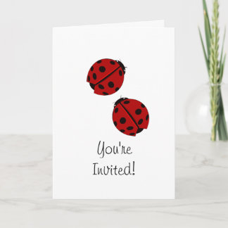 Convite de festas Ladybug