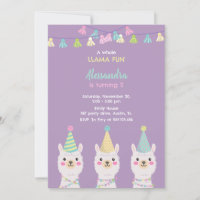 CONVITE DE FESTAS Lama