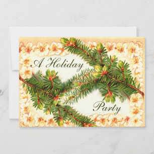 Convite de festas Laranja Brilhante