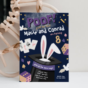 Convite de festas mágico   Convite Conjunta de Ani