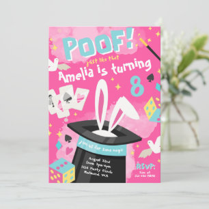 Convite de festas mágico   Convite para magos