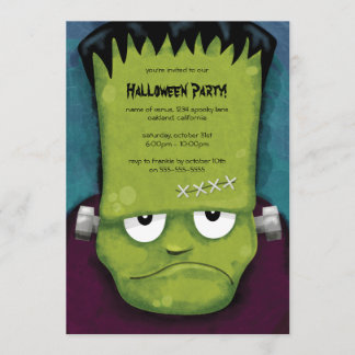 Convite de festas mal-humorado de Frankenstein o