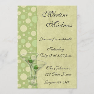 Convite de festas Martini