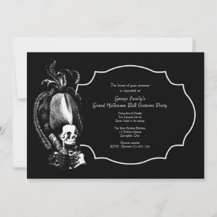 Convite de festas Mascarada de Bola do Grande Hall