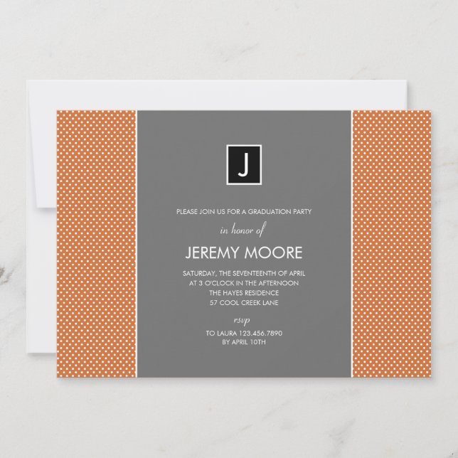 Convite de festas Mini Pontos (Frente)