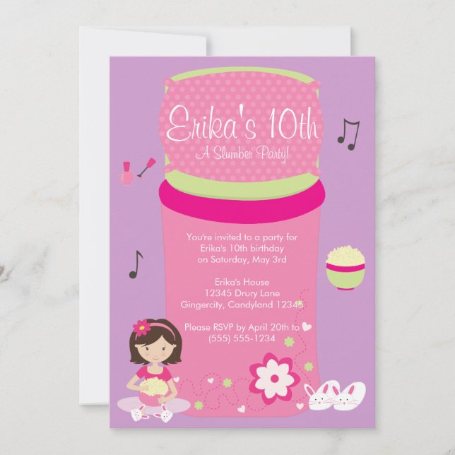 Convite de festas para Meninos (Frente)