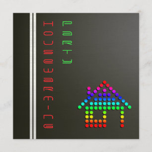 Convite de festas para o lar perfeito