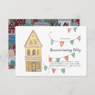 Convite de festas para uso doméstico Vizinhança