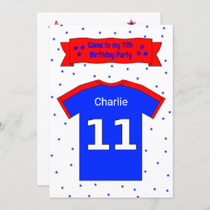 convite de festas personalizado de 11 aniversário