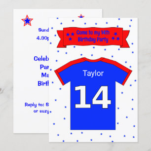 convite de festas personalizado de 14
