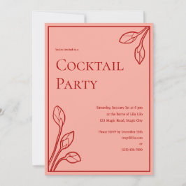 Convite de festas Personalizado do Lotus Buds