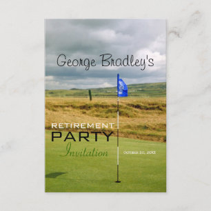 Convite de festas personalizado golfe da