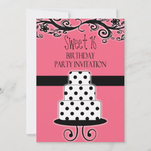 Convite de festas Personalizado Sweet 16