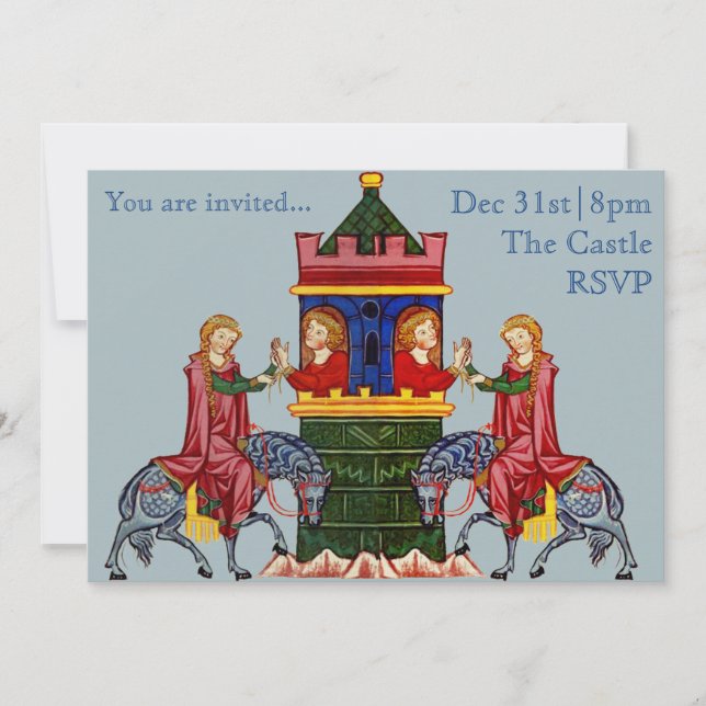 Convite de festas - Personalizável (Frente)