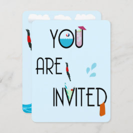 Convite de festas Piscina