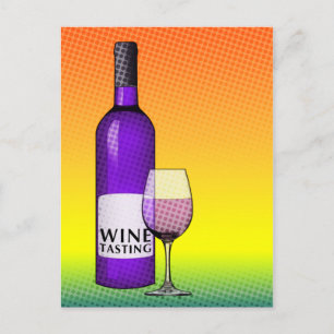 convite de festas provando de vinho