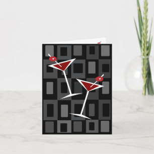 Convite de festas Retro Cocktail