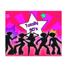 Convite de festas Retroativo Totalmente anos 80 Ro