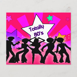 Convite de festas Retroativo Totalmente anos 80 Ro