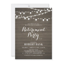 Convite de festas Russo de Aposentação de Madeira 