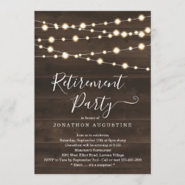 Convite de festas Rústico