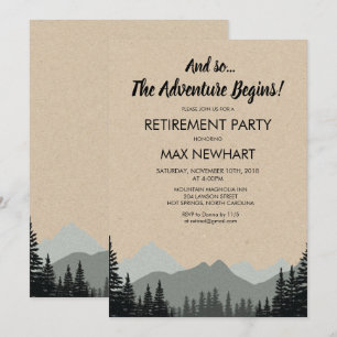 Convite de festas Rústico