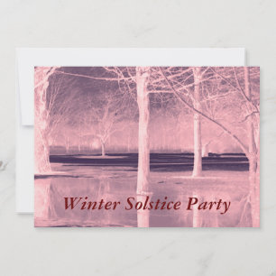 Convite de festas Solstício de inverno